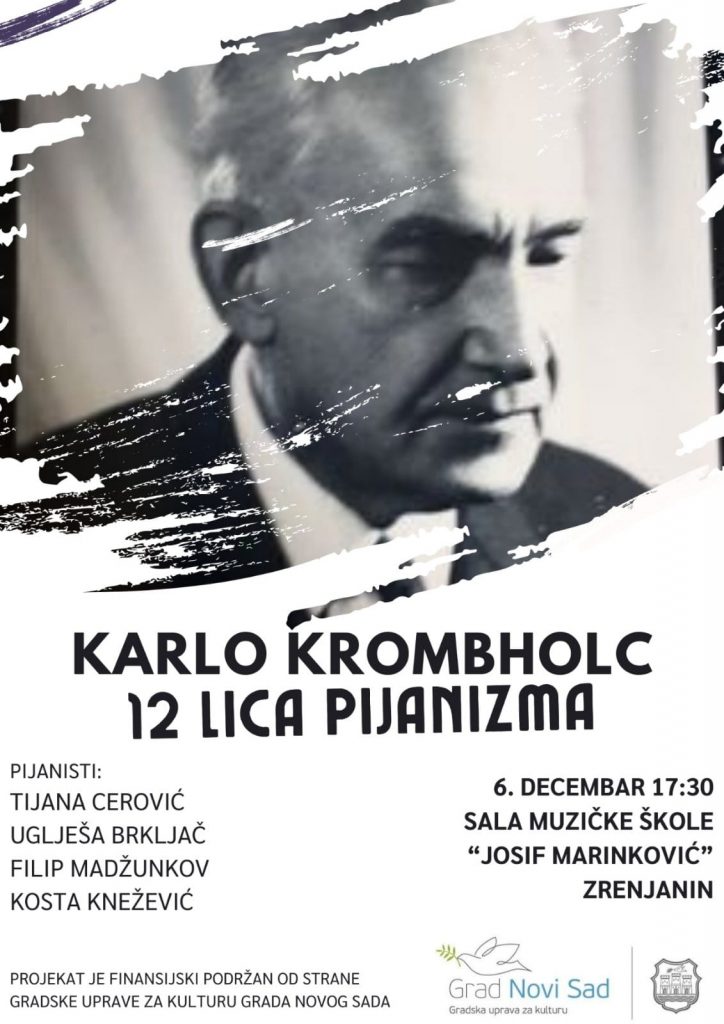 Група војвођанских пијаниста одржала концерт под називом „Карло Кромбхолц – 12 лица пијанизма“