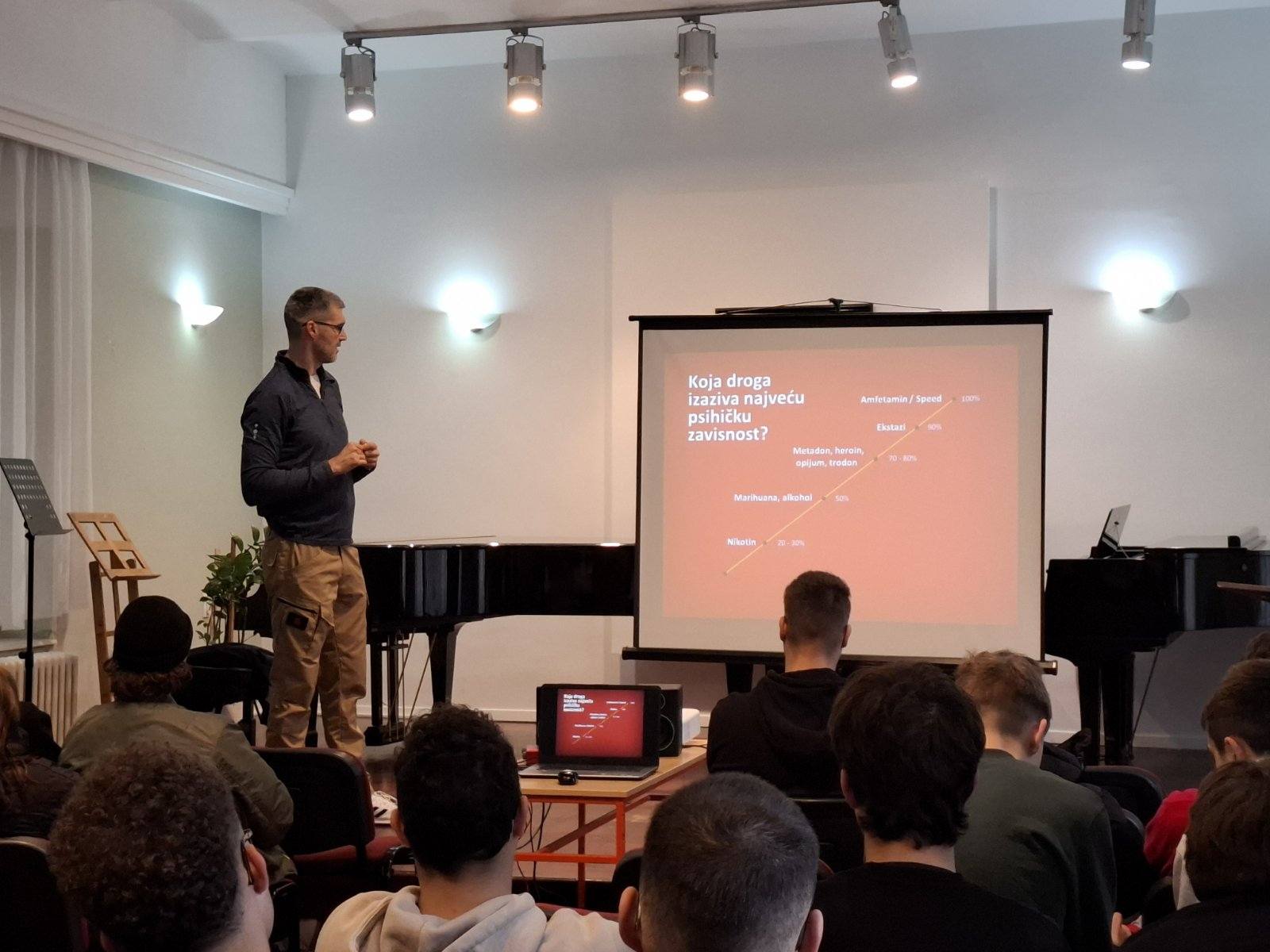 Read more about the article Предавање о превенцији наркоманије